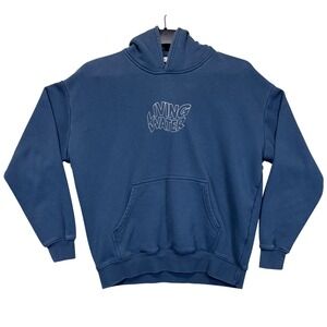 Elevated Faith Living Water Eternal Life Blue Graphic Hoodie Sweatshirt Small